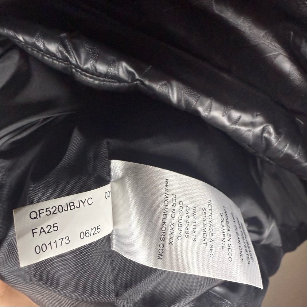 Michael Kors Charcoal Puffer Vest - Picture 9 of 9